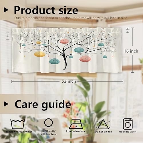 Miniatura 103 de Cenefas de cocina modernas con patrón de cobre marrón dorado para ventanas, cenefas opacas abstractas de marcas de arañazos y cortinas opacas