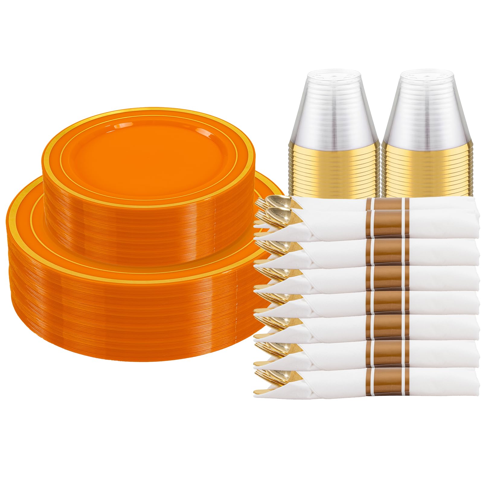 DaYammi Gold Dinnerware Set - 350 Piece -32