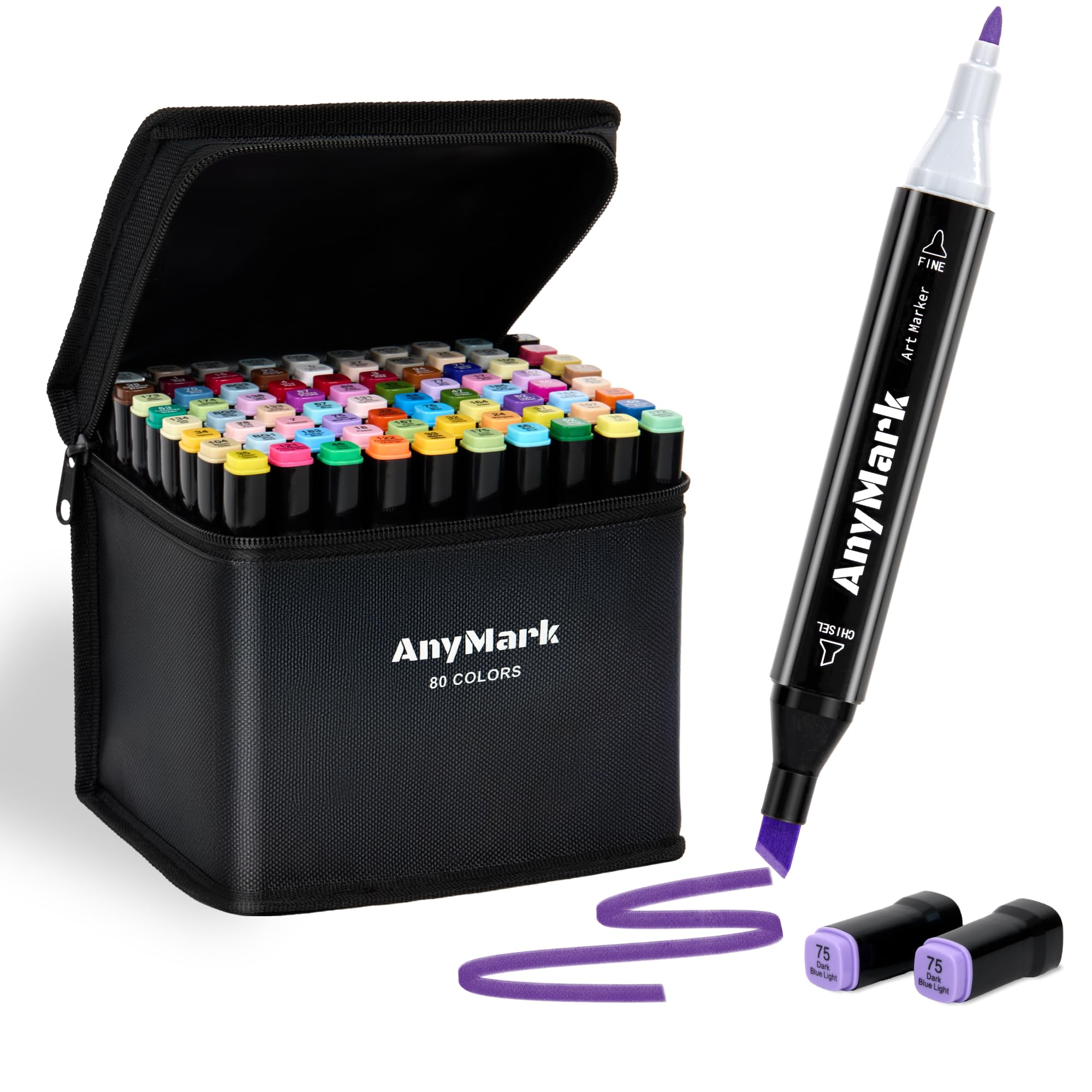 AnyMark Alcohol Markers Black Penholder