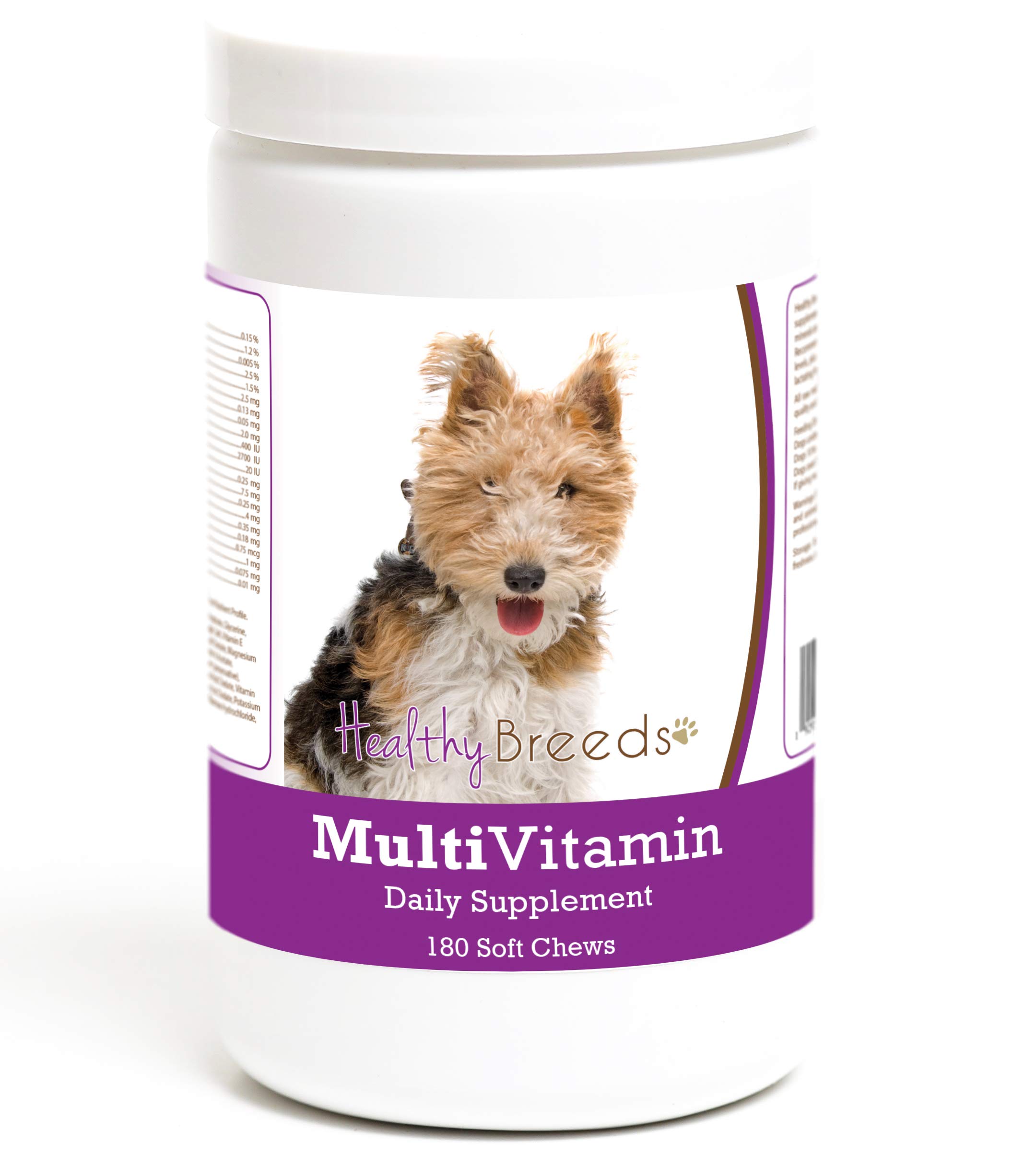 Healthy Breeds Wire Fox Terrier Multivitamin Soft Chew for Dogs 180 Count