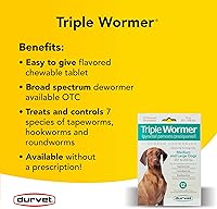 Vista 2 de Durvet Triple Wormer para perros medianos y grandes
