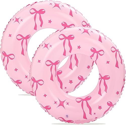 Miniatura 10 de Flotador inflable para piscina, 2 piezas de 32 pulgadas, anillo de natación de alta calidad, flotadores de vinilo resistente para la playa, fiesta