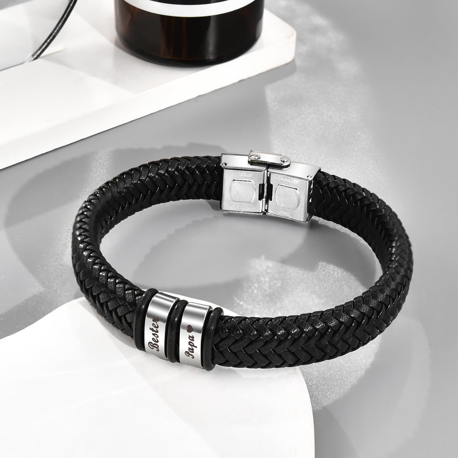 VU100 Bracciale del Papà Regalo per il Papà,de