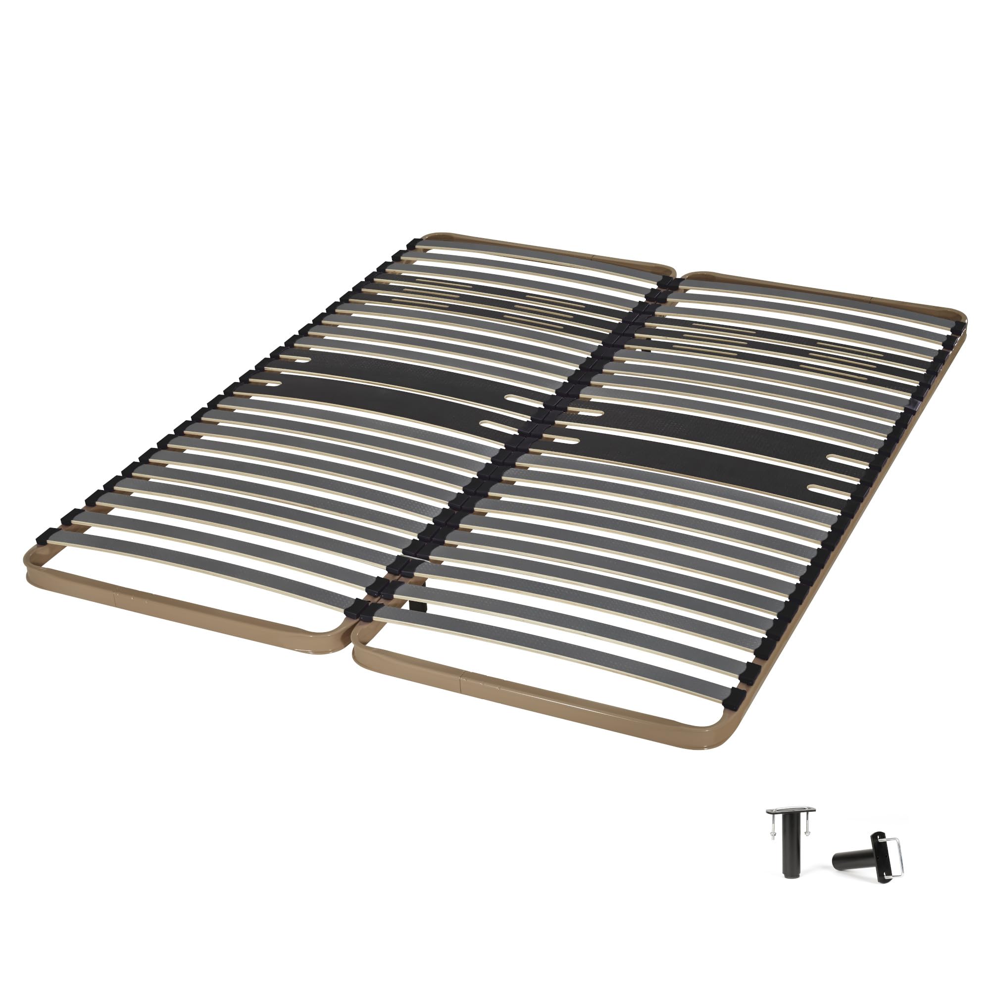 Sommier à lattes 2x90x200 C322 - 46 lattes bois - Fabrication française