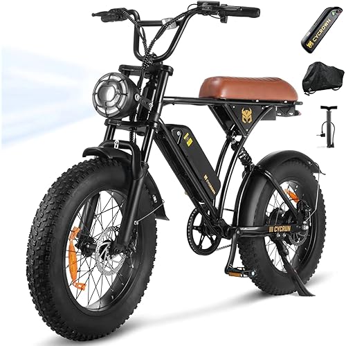 Electric Bike for Adults,Peak 1000W/1500W Motor,20/28MPH 55-150Mile ebikes for Adults with 10.4AH/13AH/26AH Battery,20" Fat Tire Electric Dirt Bike Commuting Off Road Ebike, UL2849