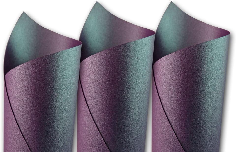Stardream Ruby Purple 8.5" X 11" 100 Lb Cover Stock Paper- 20 Sheets Per Package : Office Products