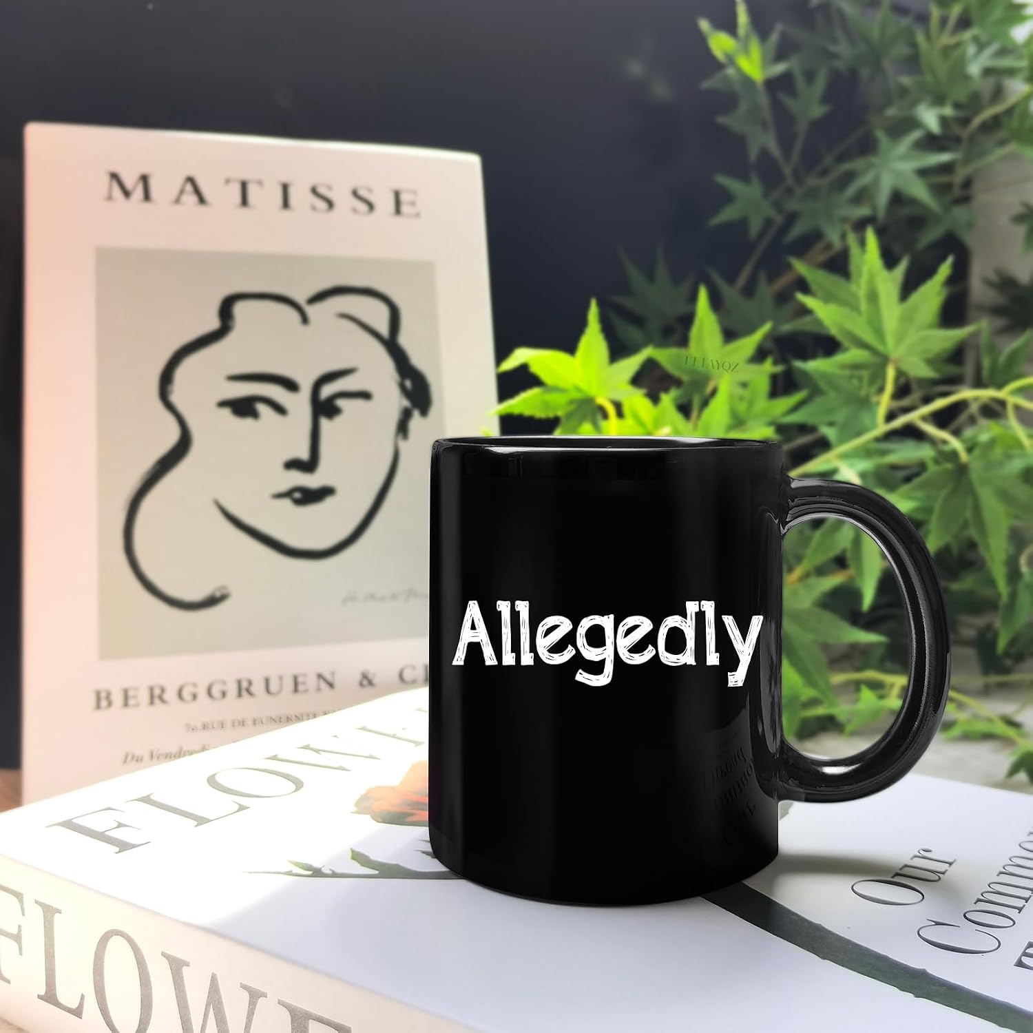 Unique Allegedly Mug Gift for Lawyer Man Women, Funny Graduation Mugs Gifts For Law Student Attorney Family Friends, Lawyers Appreciation, Birthday, Christmas, Black Coffee mug gift ideas-64