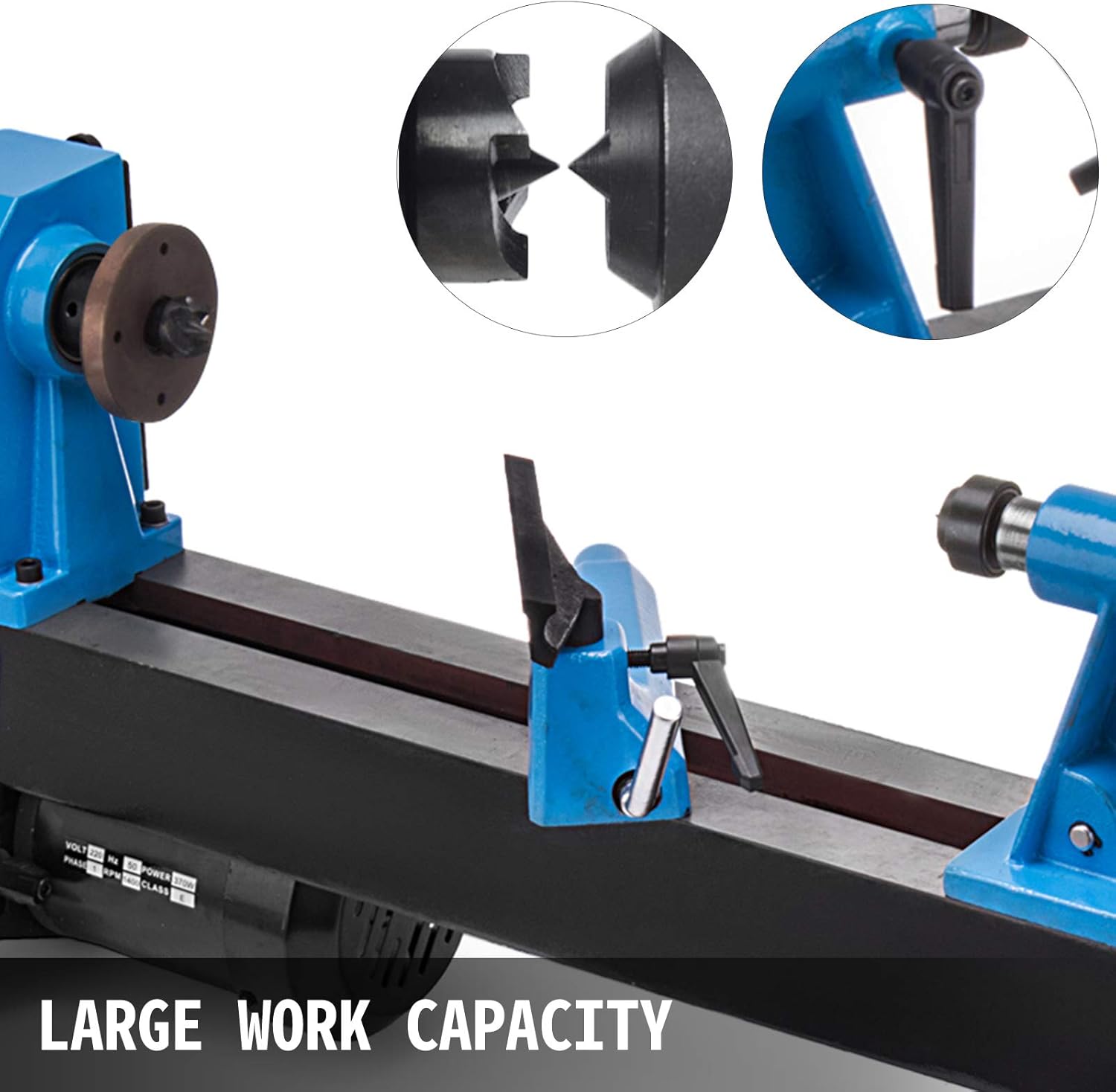 Mophorn Wood Lathe 10 x 18 Inch,Bench Top Heavy Duty Wood Lathe 5 Speed, Mini Wood Lathe 370W Power Motor : Tools & Home Improvement
