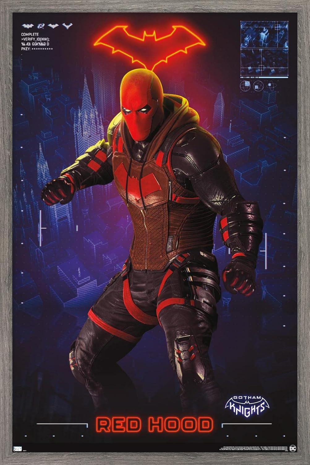 Trends International DC Comics Gotham Knights - Red Hood Wall Poster, 22.375" x 34", Premium Unframed Version
