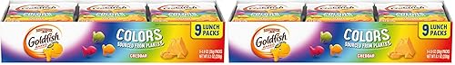 Miniatura 9 de Goldfish Flavor Blasted Xtra Cheddar - Galletas saladas con sabor extra de queso cheddar, bandeja de 9 paquetes de 0.9oz