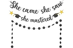 Black and Gold Graduation Party Decorations 2023