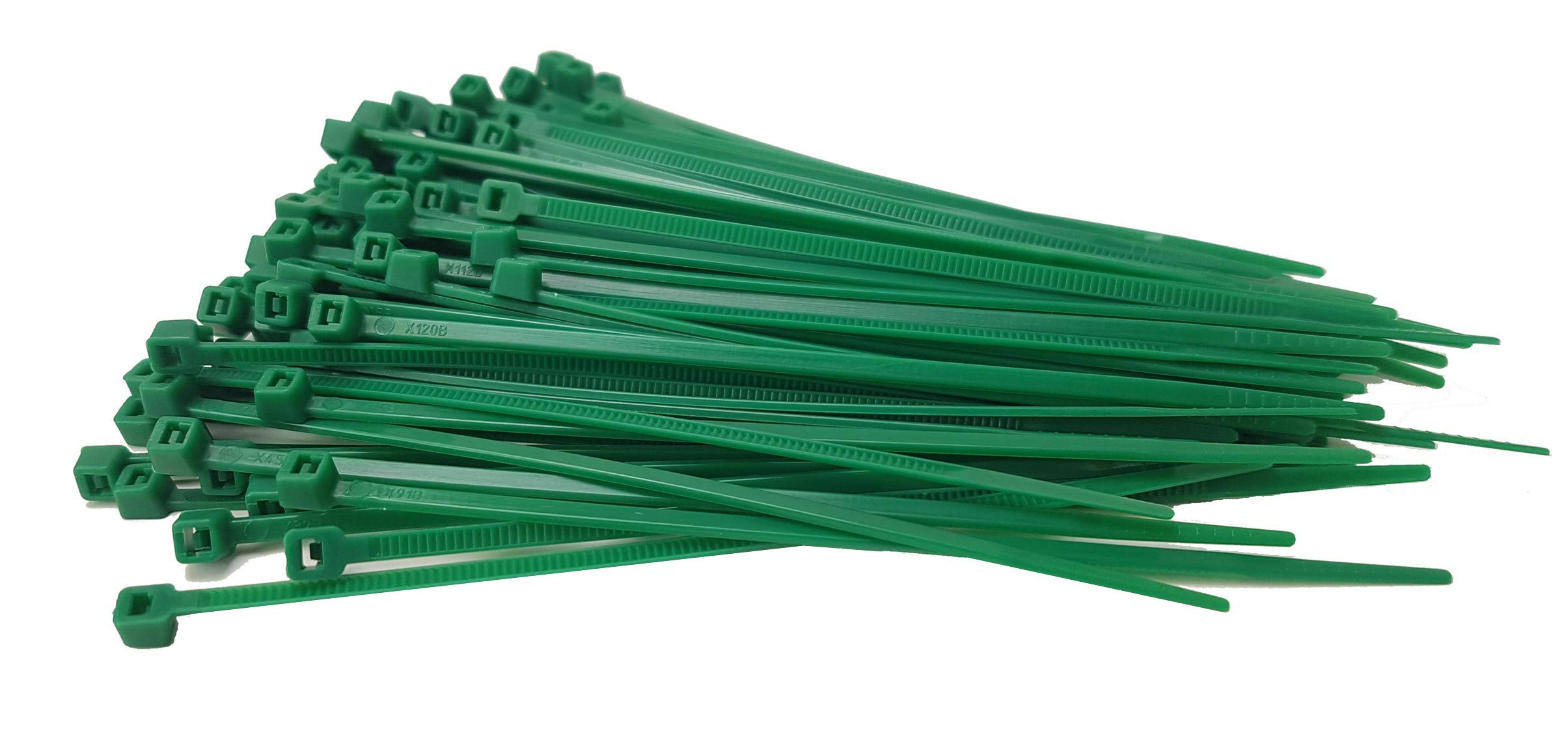 PC24 Shop & Service - Fascette da 100 mm, 100 pezzi, Plastica per Cablaggio, Cavi Stringicavo