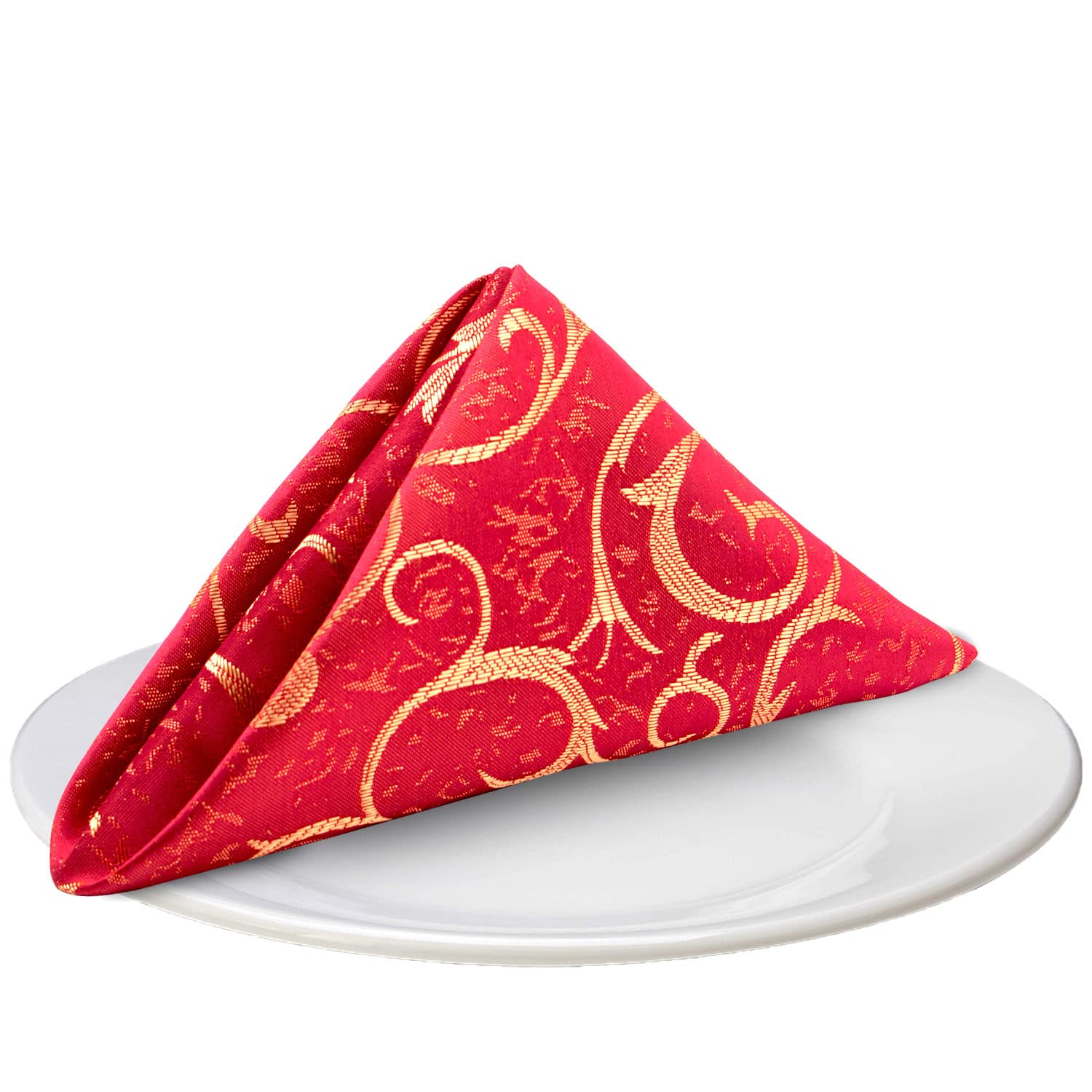 Set 6 Tovaglioli In Poliestere Lavabili 43x43 Cm - Color Champagne Per Feste E Ristoranti - Foto 7