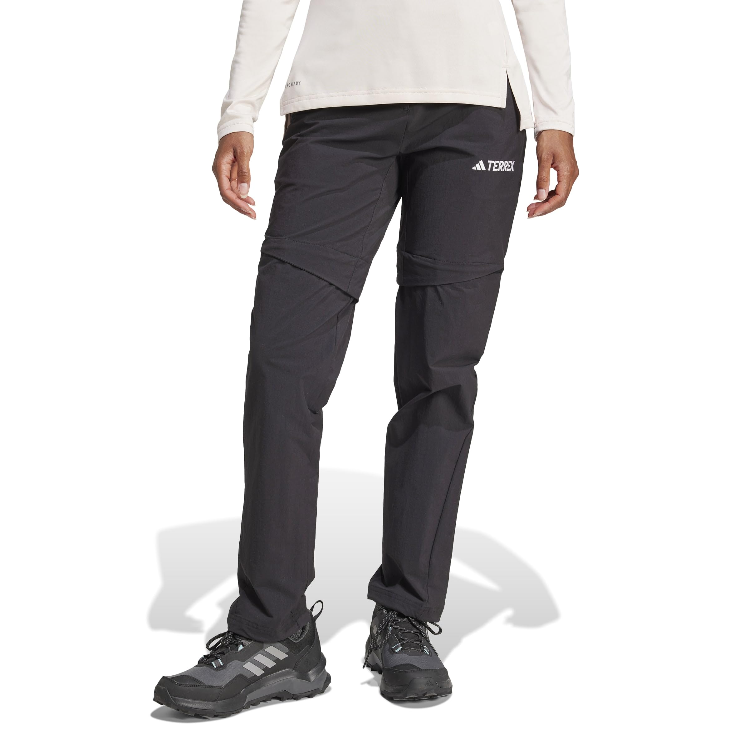 adidas dames Terrex Multi Zip Off Pants, black, 6
