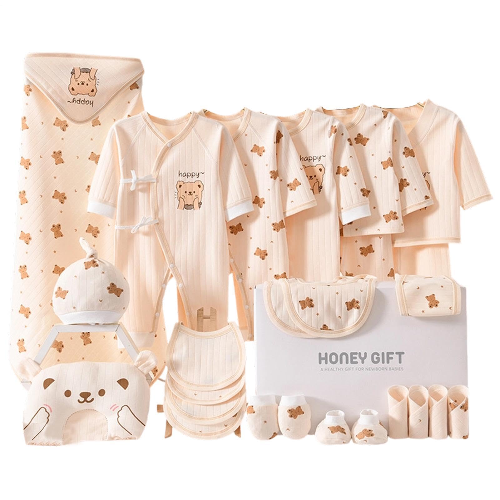 Ropa para niños | Ropa linda de algodón – Conjuntos de ropa unisex para el hogar, ducha, mamá, cumpleaños, registro de fotografía