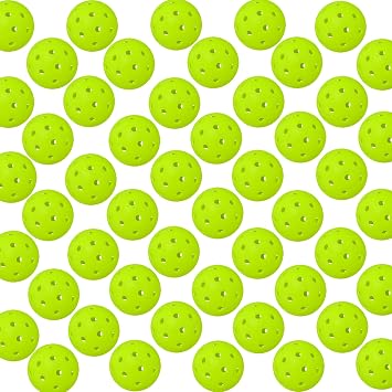 Pickleball Balls | Crack-Resistant | 40 Holes Outdoor & Indoor Pickle Balls | High Bounce, Perfectly Balanced Pickle Ball for Tournament Play