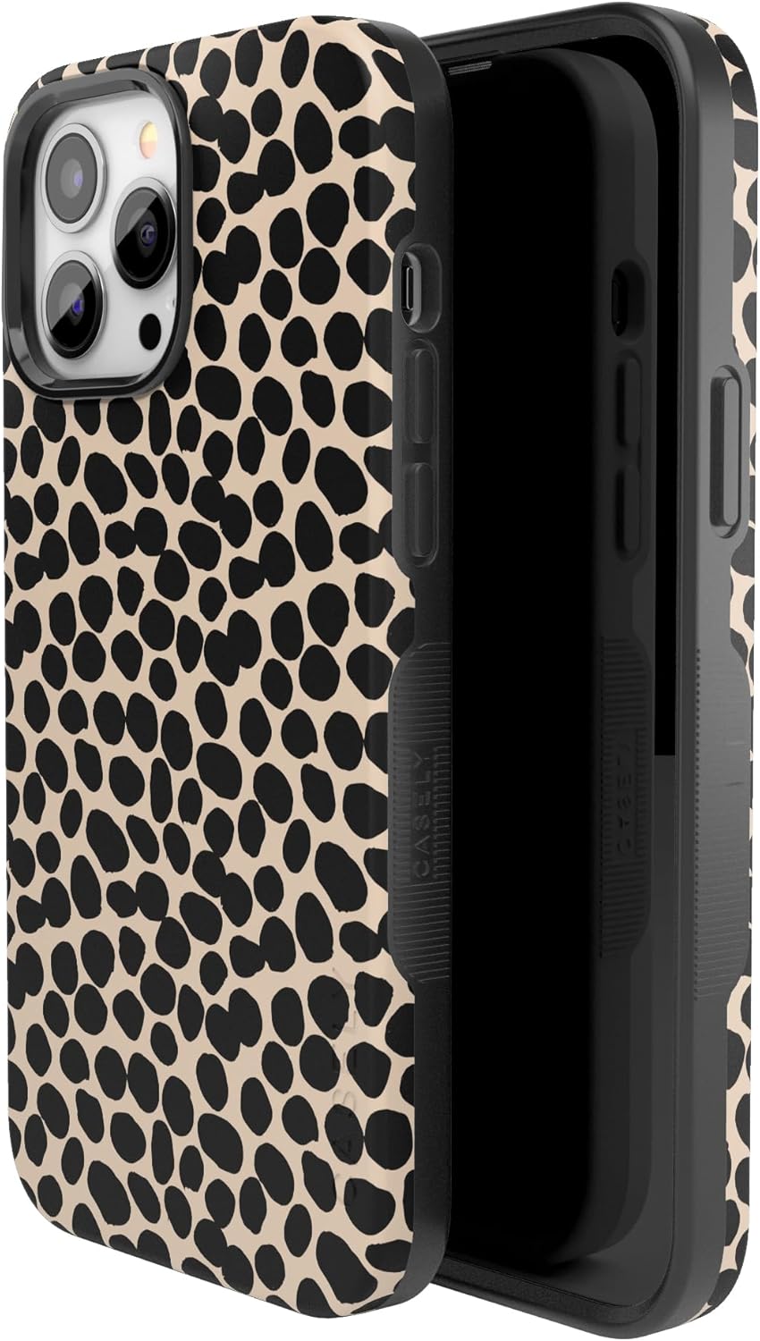 Casely iPhone 13 Pro Max Case | Lost in Spots | Cheetah Print | Bold Protective Design | Compatible with MagSafe