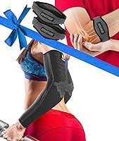 Vista 1 de Sparthos Mangas de compresión de brazo [negro medianoche - med] x coderas de tenis [paquete de 2]