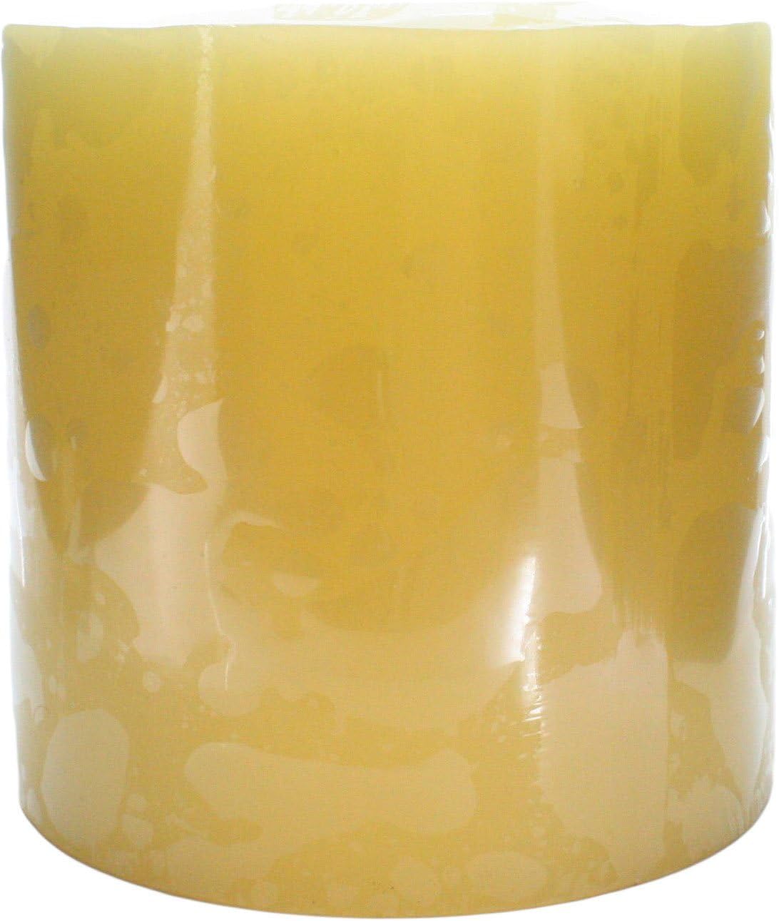 HomArt Vanilla Scented Handcrafted Pillar Wax Candle, 6