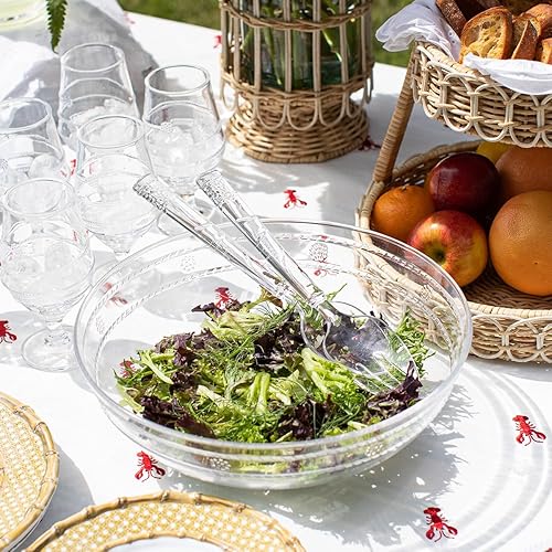 Miniatura 3 de Juliska Isabella - Juego de servidor de ensalada acrílico, 2 unidades