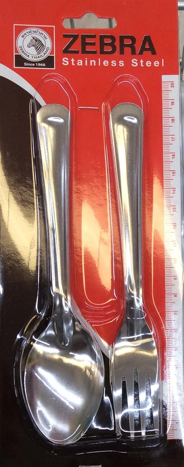 Zebra Spoons Flatware Spoons Stainless Steel Spoons and