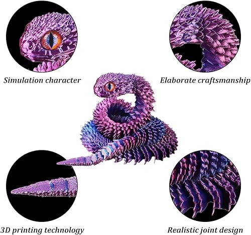 Miniatura 9 de Dragón en huevo impreso en 3D, dragón de cristal articulado completo, decoración de oficina en casa, juguetes de escritorio ejecutivo, juguetes para