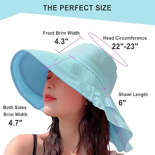 Miniatura 5 de ANOTHER CHOICE Sombreros de sol para hombre, malla impermeable, ala ancha, protección UV, cubo de pesca, bonnie, senderismo, playa, sombrero al aire