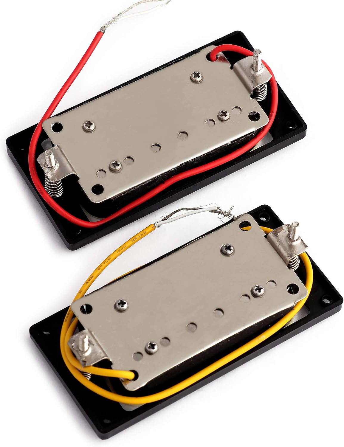 Zebra Humbucker Pickup Double Coil Ceramic Magnet Neck Bridge Pickup image 3
