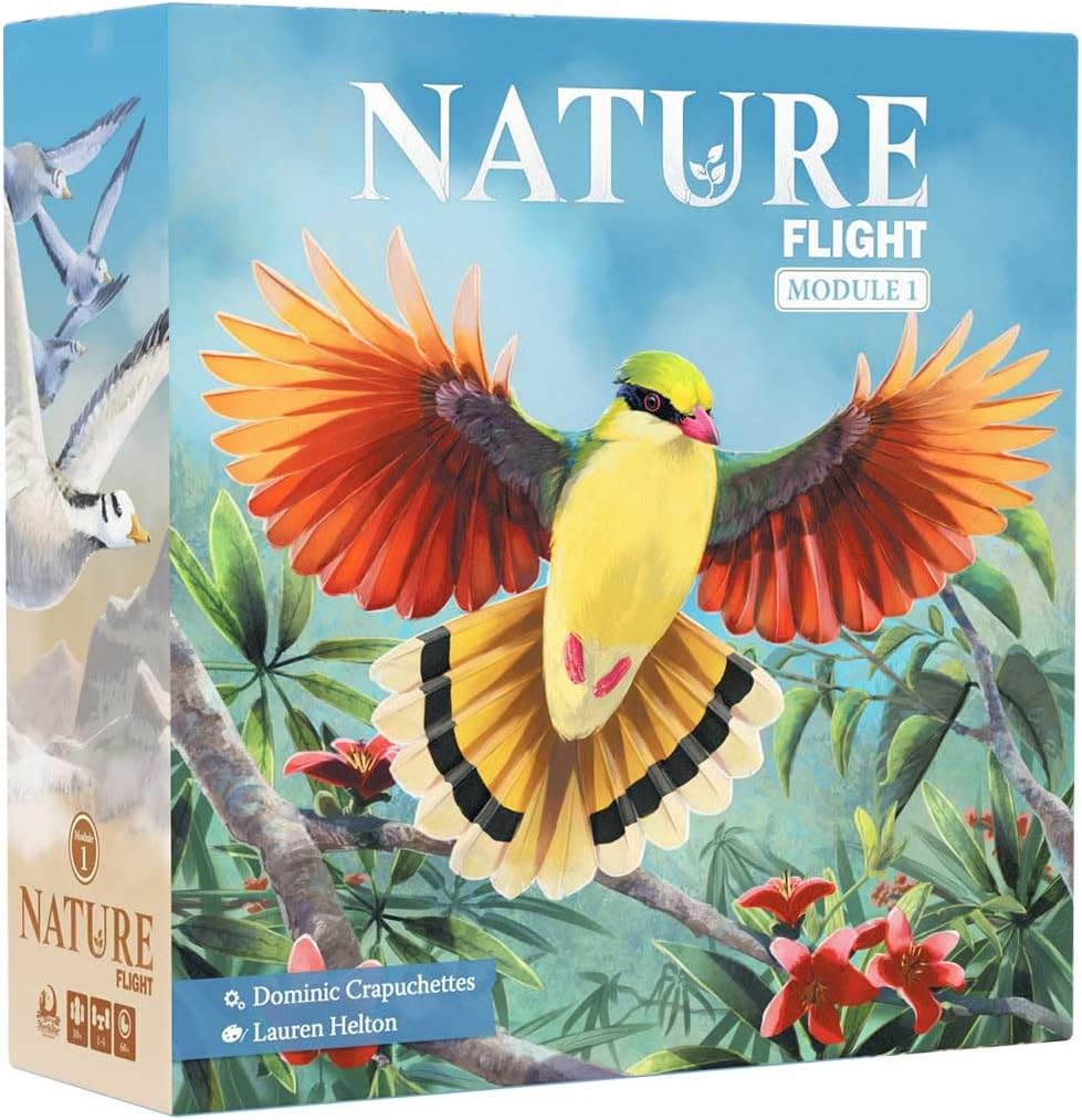 Nature Board Game Expansion – Module 1: Flight | Soar, Migrate, and Outsurvive Rivals with New Bird Traits | Wildlife Strategy Game | 1-4 Players, Solo Mode, Age 10+ | Northstar Game Studio