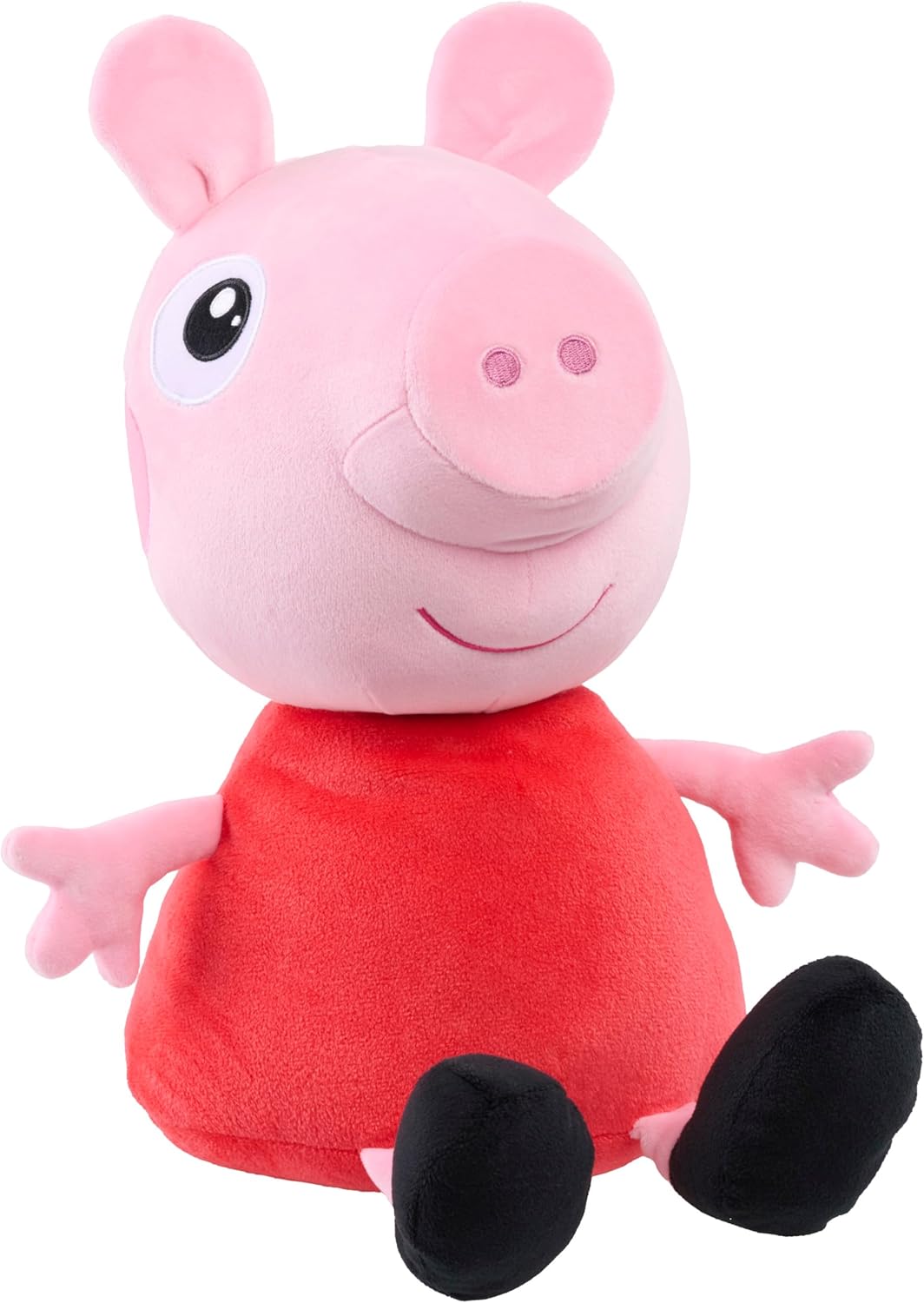Peppa Pig 2 lb Weighted Large Plush, 12-inch Stuffed Animal, Kids Toys for Ages 2 Up by Just Play