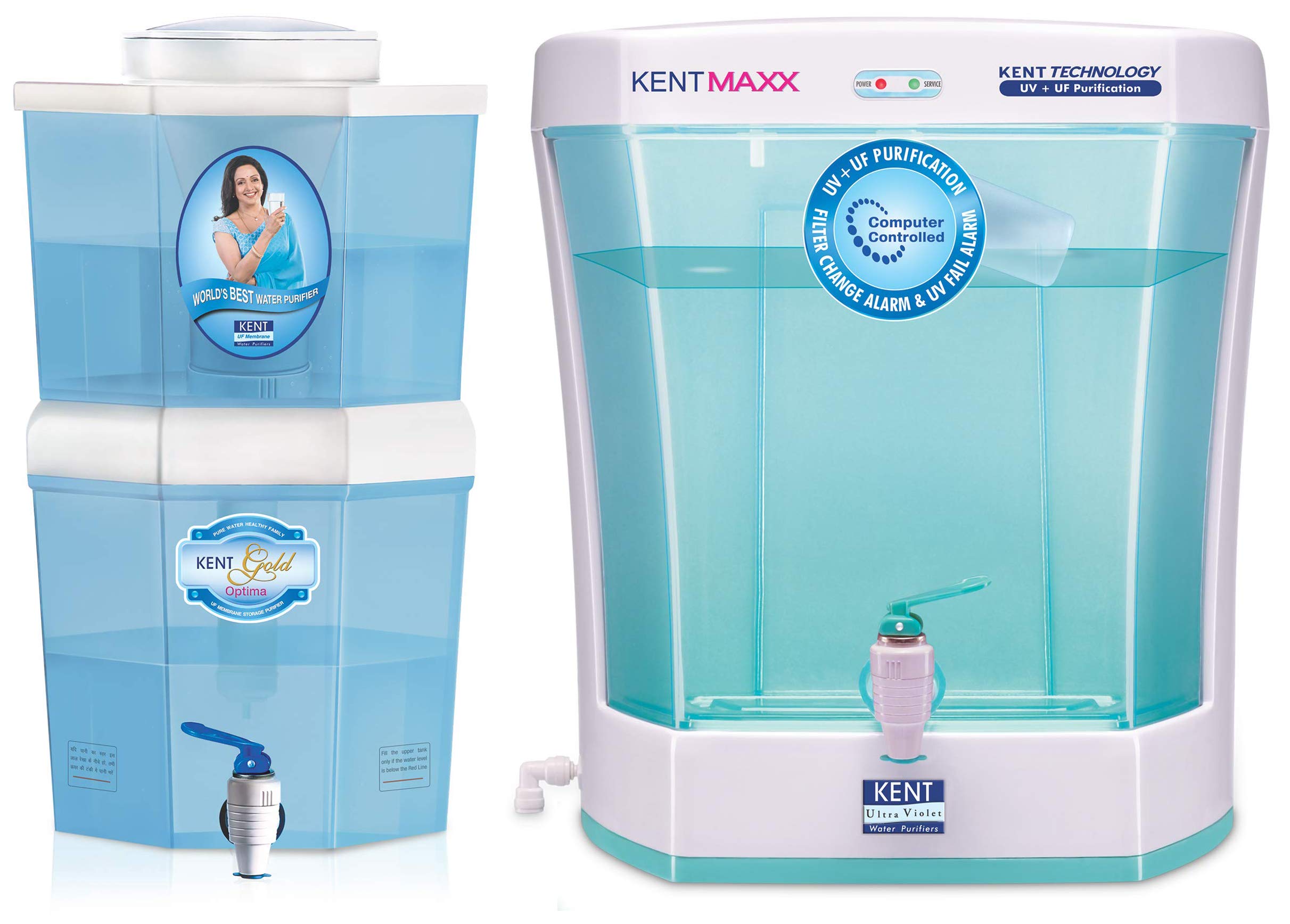 Buy KENT Gold Optima 10Litres Gravity Based Nonelectric Water