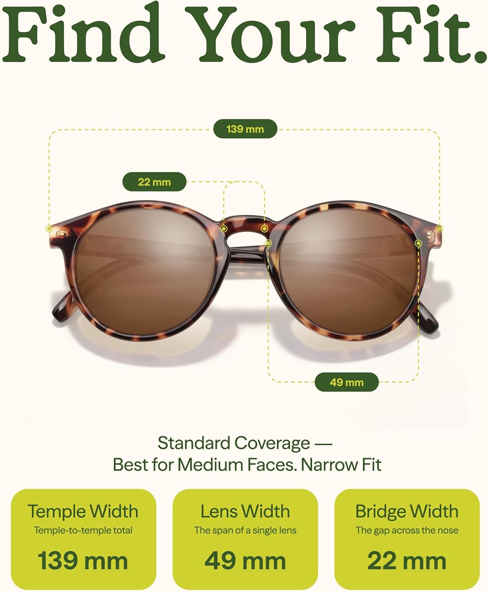 Dipsea - Polarized Sunglasses Made With Recycled Plastic - Medium Sized Frame view 3