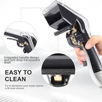 UpgradeUniversal Upholstery Attachment with 12-FT Hose,Compatible with Rug Doctor Mighty Pro,X3,Wide Track Carpet Cleaner,Clean Carpet,Stair, Mattresse,Remove Dirt and Odor,