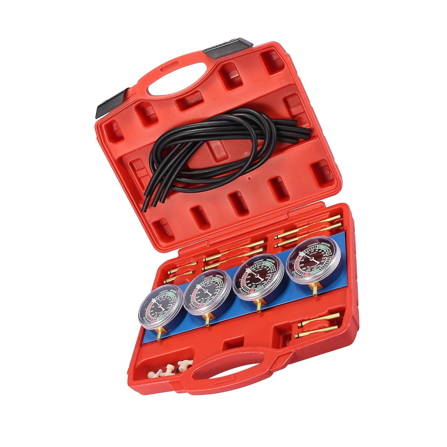 Hihaha 1 Set Motorcycle Carburetor Synchronizer Tool Fuel Vacuum Calibrate Kit Sync