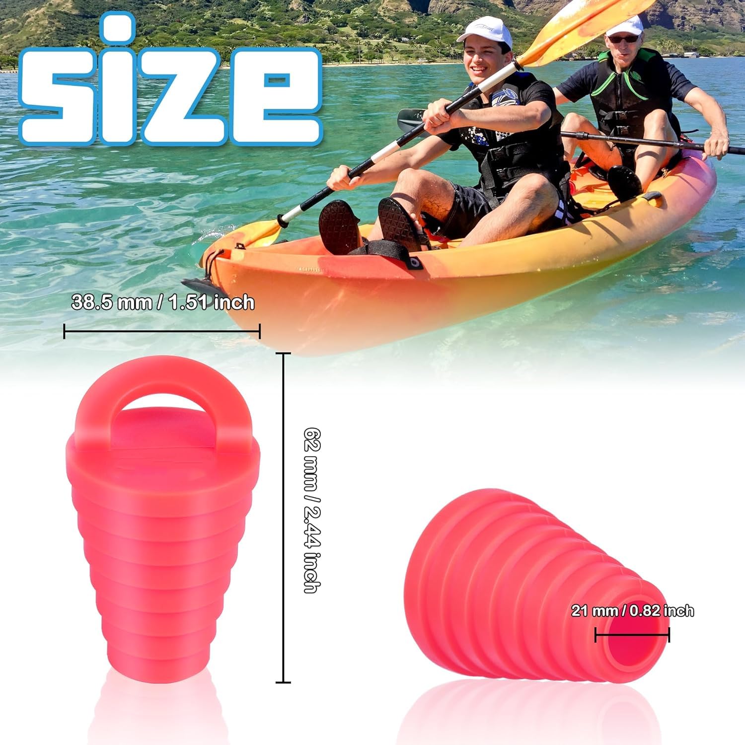 Apaspoil Kayak Handles and Kayak Scupper Plugs