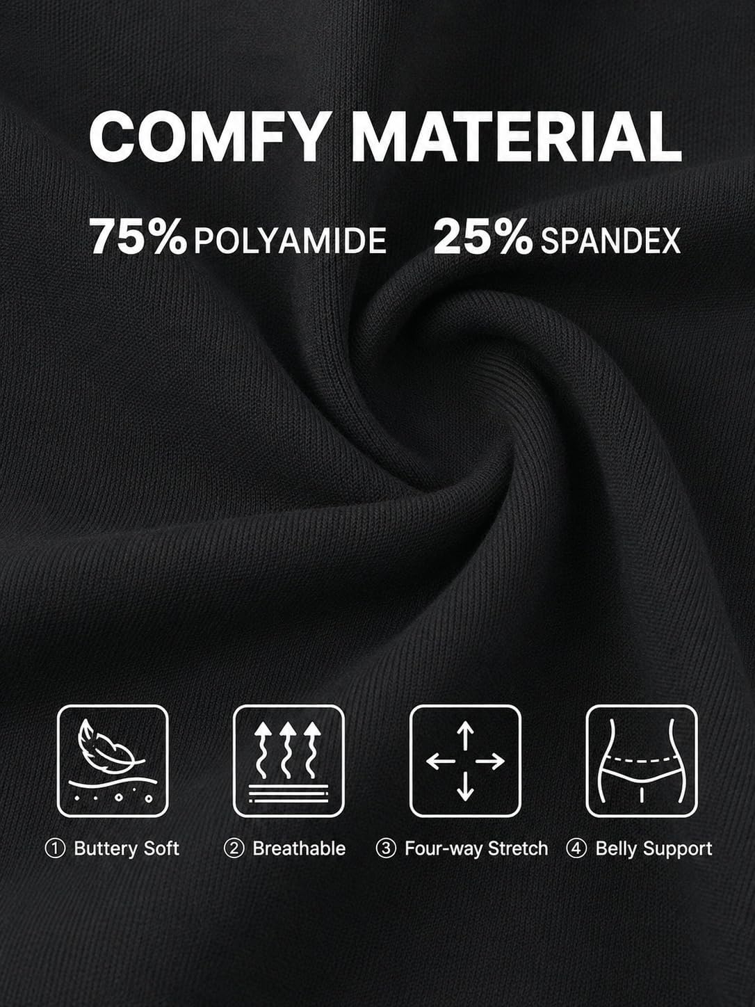 Mama Land Plus Size Maternity Jogger Pants Soft Buttery Soft Over Bump Design with Pockets for Pregnancy Fall Maternity Dress Pants Pregnant Clothes for All Trimesters (Black XXL)