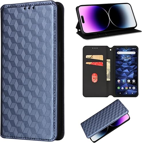 Funda compatible con Honor X7, compatible con Honor Play 30 Plus/Play 30+ CMA-LX2 CMA-AN00 de piel sintética con soporte para tarjetas, cierre