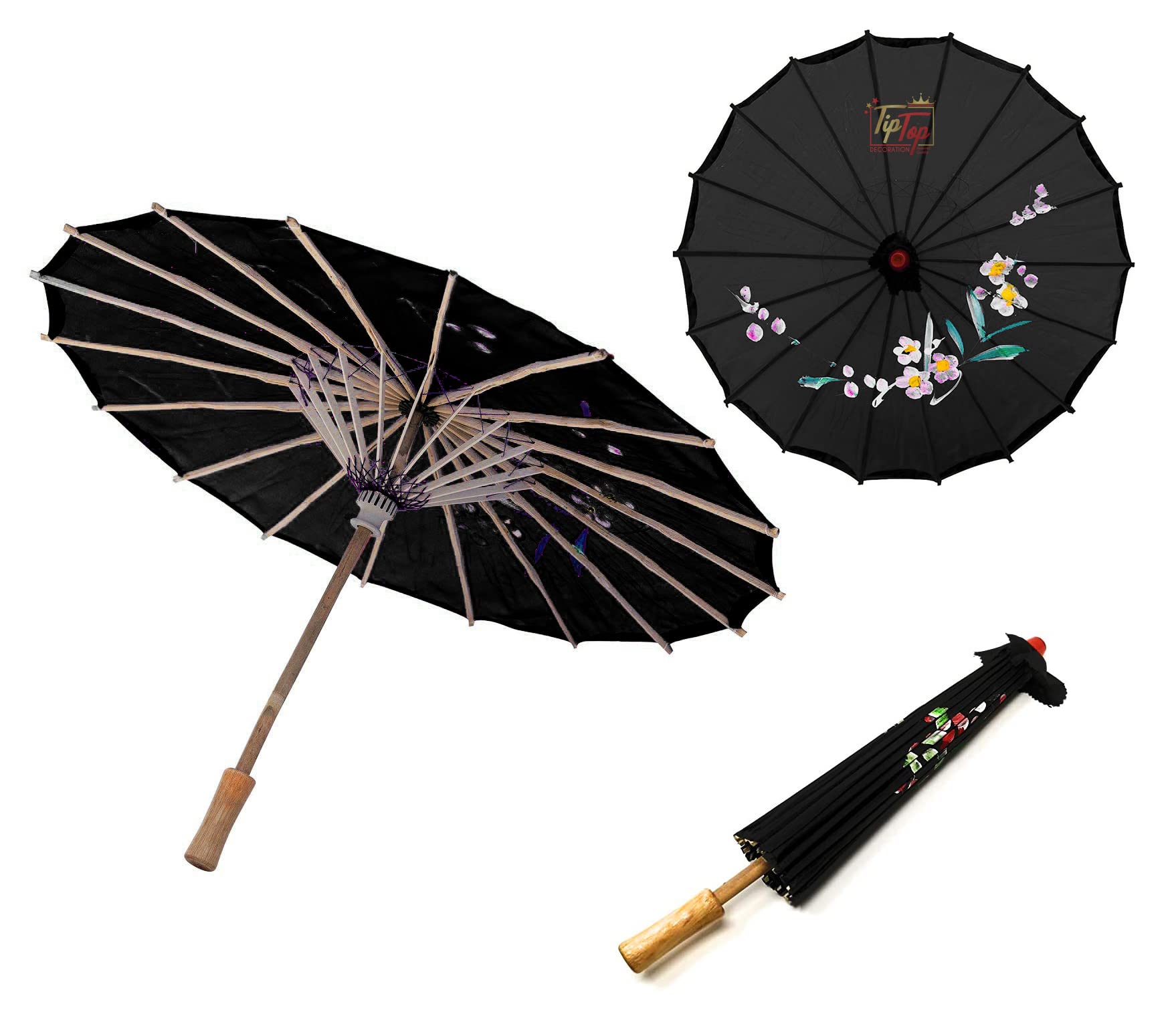 Parasol Japanese Traditional Umbrella (33 Inch) (Authentic) (Handmade) (1 Piece)