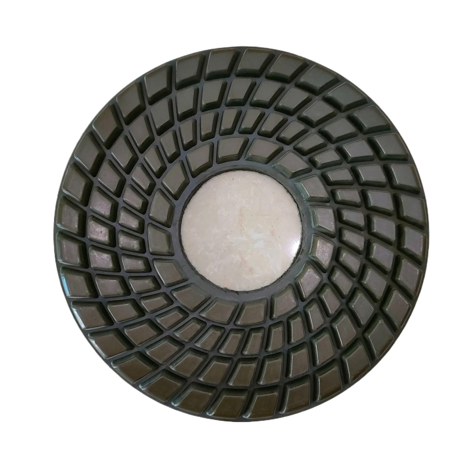 10 Zoll 250 mm Boden-Diamant-Polierpad, Beton-Schleifscheibe, Schleifwerkzeuge for die Erneuerung von Granit, Marmor, Betonfliesen cuicui (Color : 400, Size : 250mm)