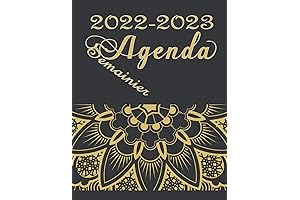 Agenda Annuel 2022-2023 : Planificateur Annuel et Semainier
