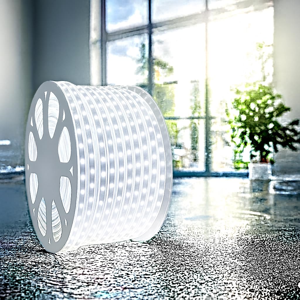 V.E.S.P.A SMD LED Strip Lights Waterproof Lighting for Home Wall Decor & Interior Decoration | Perfect for Diwali Lighting | | Wedding | Events | Strip Lights | (White, 5 Meter)-image-43