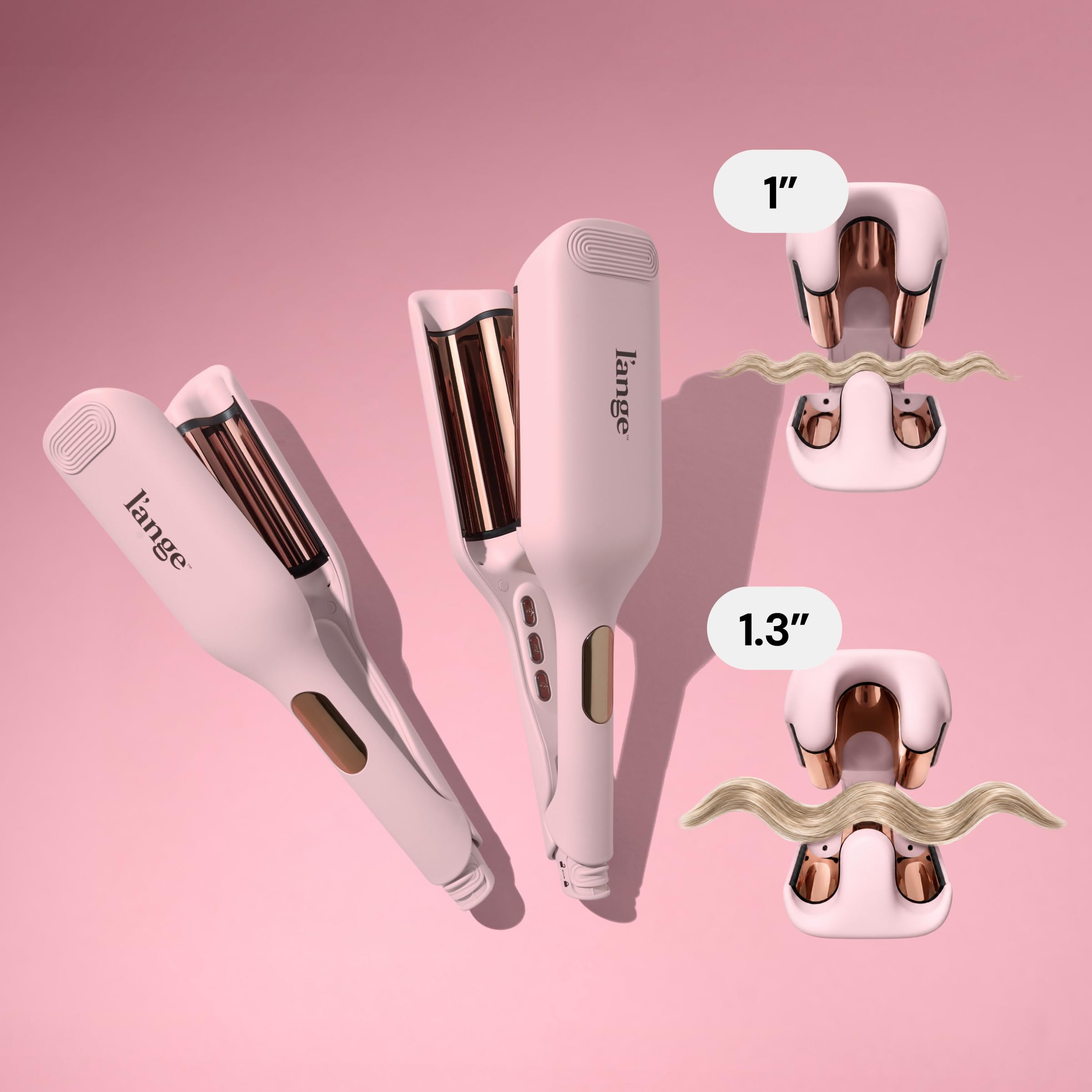 L'ANGE Hair SculptWaver Titanium Hair Waver with Adjustable Heat