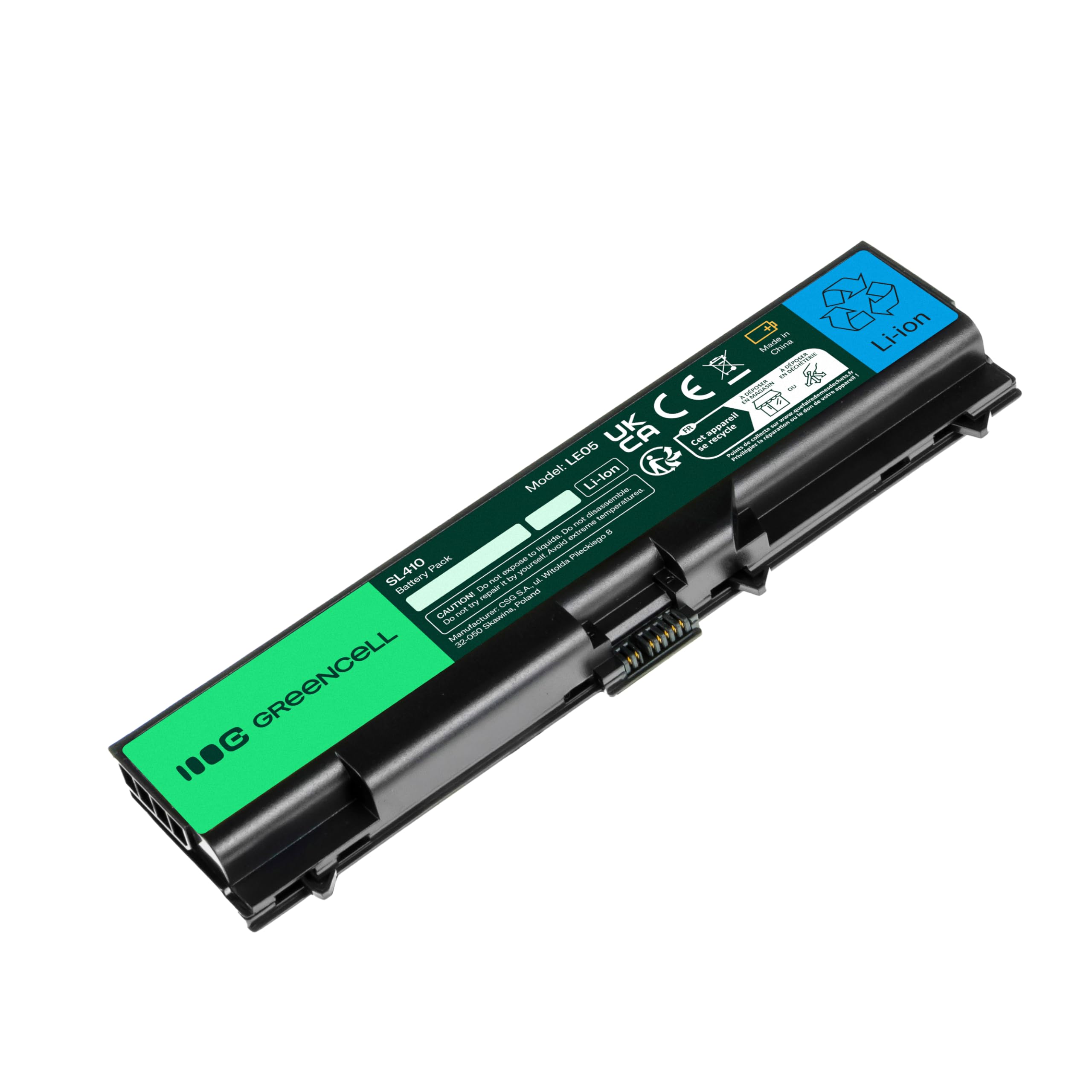 Green Cell Bateria 42T4795 42T4235 42T4791 42T4732 42T4751 42T4752 42T4793 do Laptopa Lenovo ThinkPad T410 T420 T510 T520 W510 W520 SL410 SL510 L510 L512 L520 T410i T420i L420 Edge E520 E525