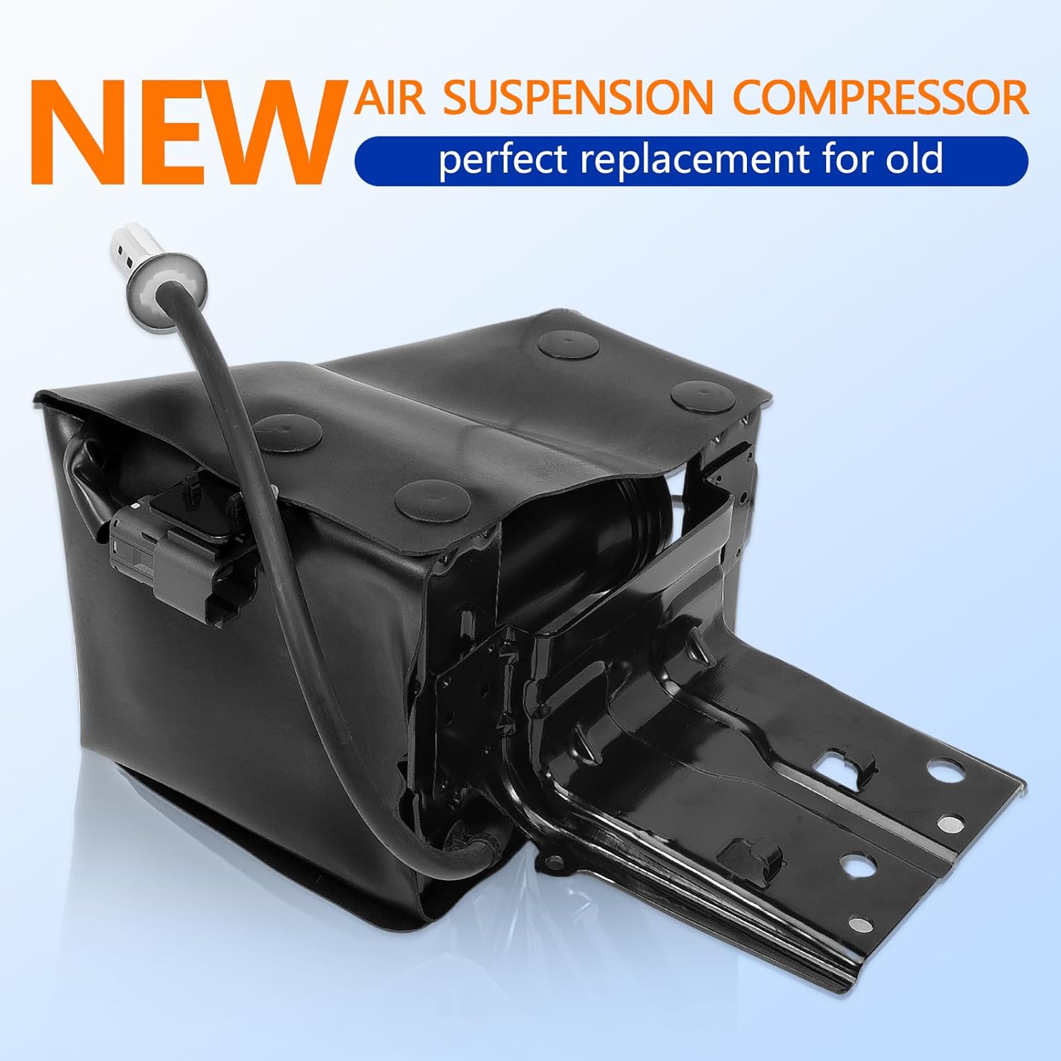 Rear Air Suspension Compressor kit Compatible with Infiniti QX56 2011-2013 QX80 2014-2023 for Nissan Armada 5.6L V8 AT 2017-2023 Replace 53400-1LA4C 53400-1LA 4A 53400-1LA4B