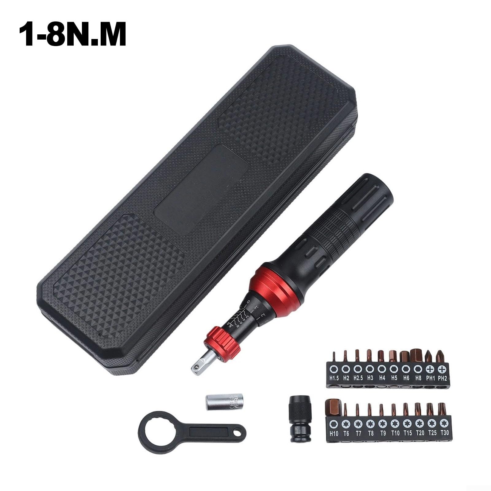 Set di 24 cacciaviti dinamometrici precisi 1-6Nm (1-8N.M)