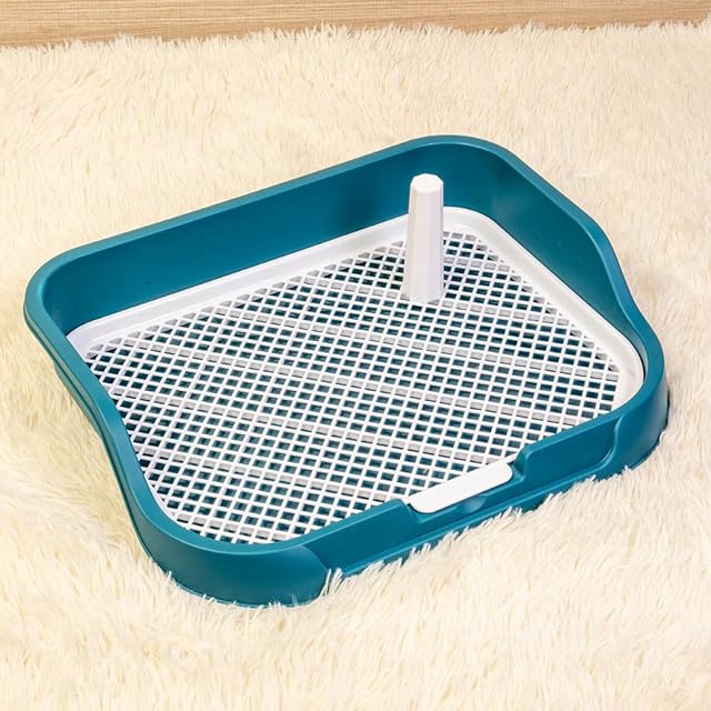 Foto 5 de 6 de PUXZYAX Inodoro para Perros con Columna de Pared Baño Interior con Rejilla de Malla y Poste extraíble…