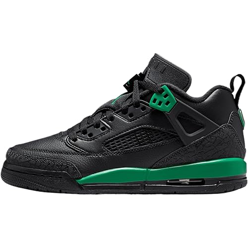 Jordan Spizike Low Big Kids' Shoes (FQ3950-003, Black/Anthracite/Pine Green)