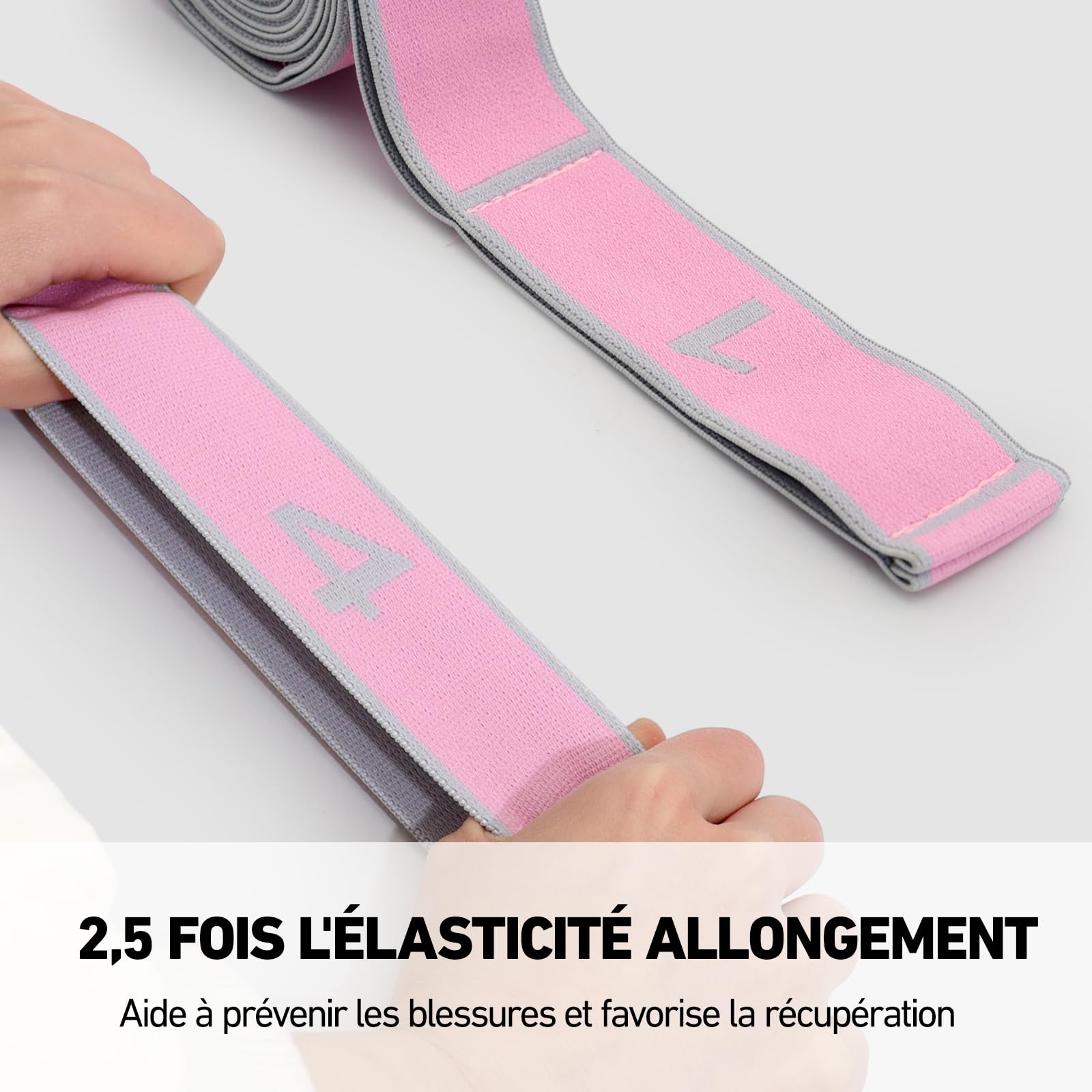 XIANGLONGY Bande Élastique Musculation 8 Niveaux de Forces pour Fitness Yoga Pilates