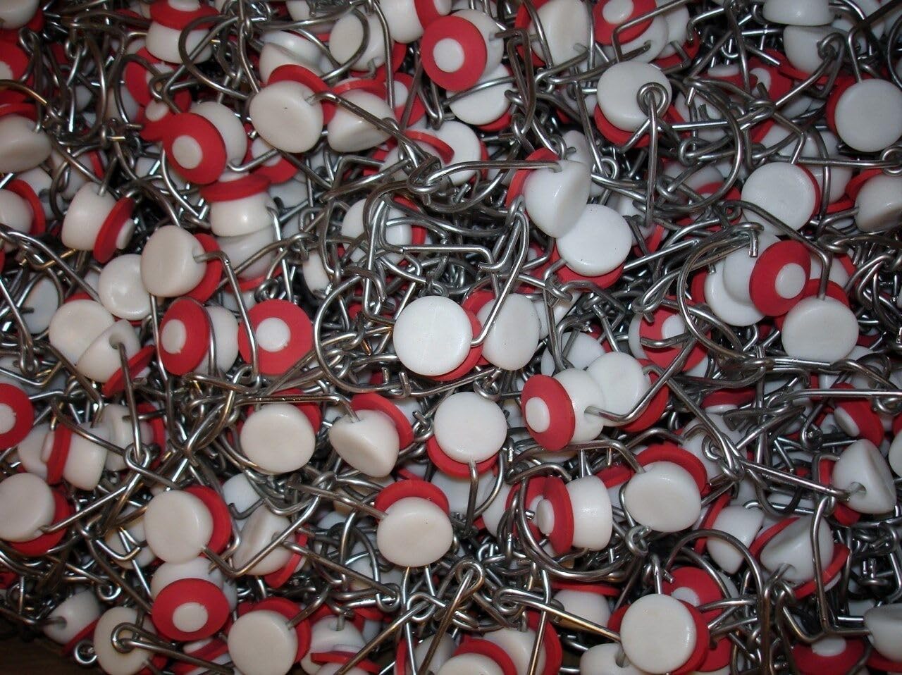 Vintage Type CERAMIC PORCELAIN GROLSCH STYLE FLIP TOP STOPPERS 6 REPLACEMENT SWING TOPS For EZ CAP Soda and Beer Bottles