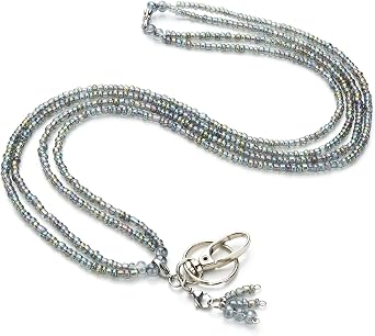 Moonstone Womens practical Lanyard for Nurse,Teacher and OL,For Keys, Badge holder,Womens Chain ID Badge Holder Necklace